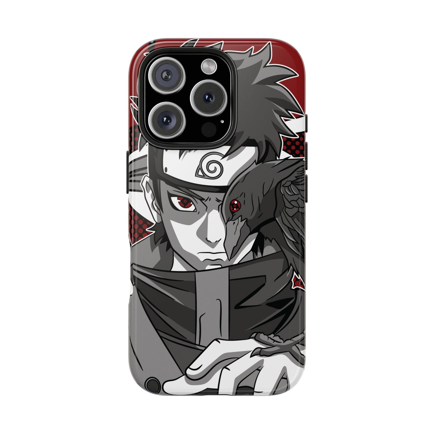 Shisui Uchiha Kotoamatsukami Phone Case | Anime-Inspired Protective Case | Mangekyo Sharingan iPhone & Samsung Cover | Otaku Manga Case