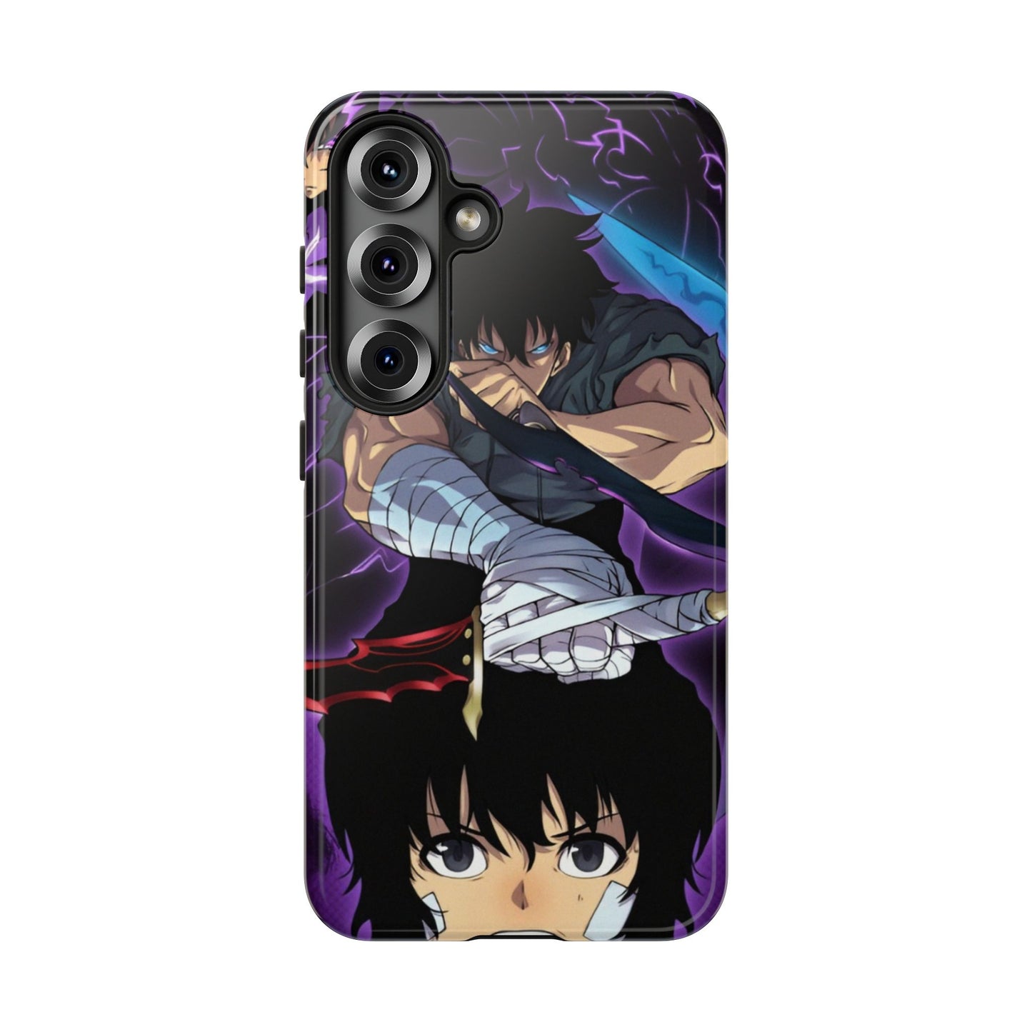 Sung Jin-Woo Shadow Awakening Double Layered Phone Case | Anime-Inspired Protective Case for iPhone & Samsung