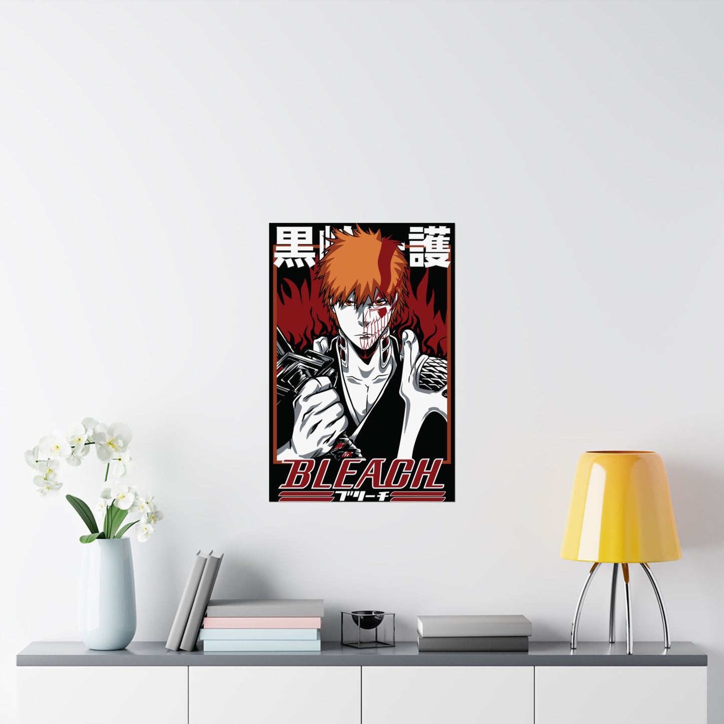 Ichigo Vizard Awakening Matte Vertical Poster | Anime-Inspired Wall Art
