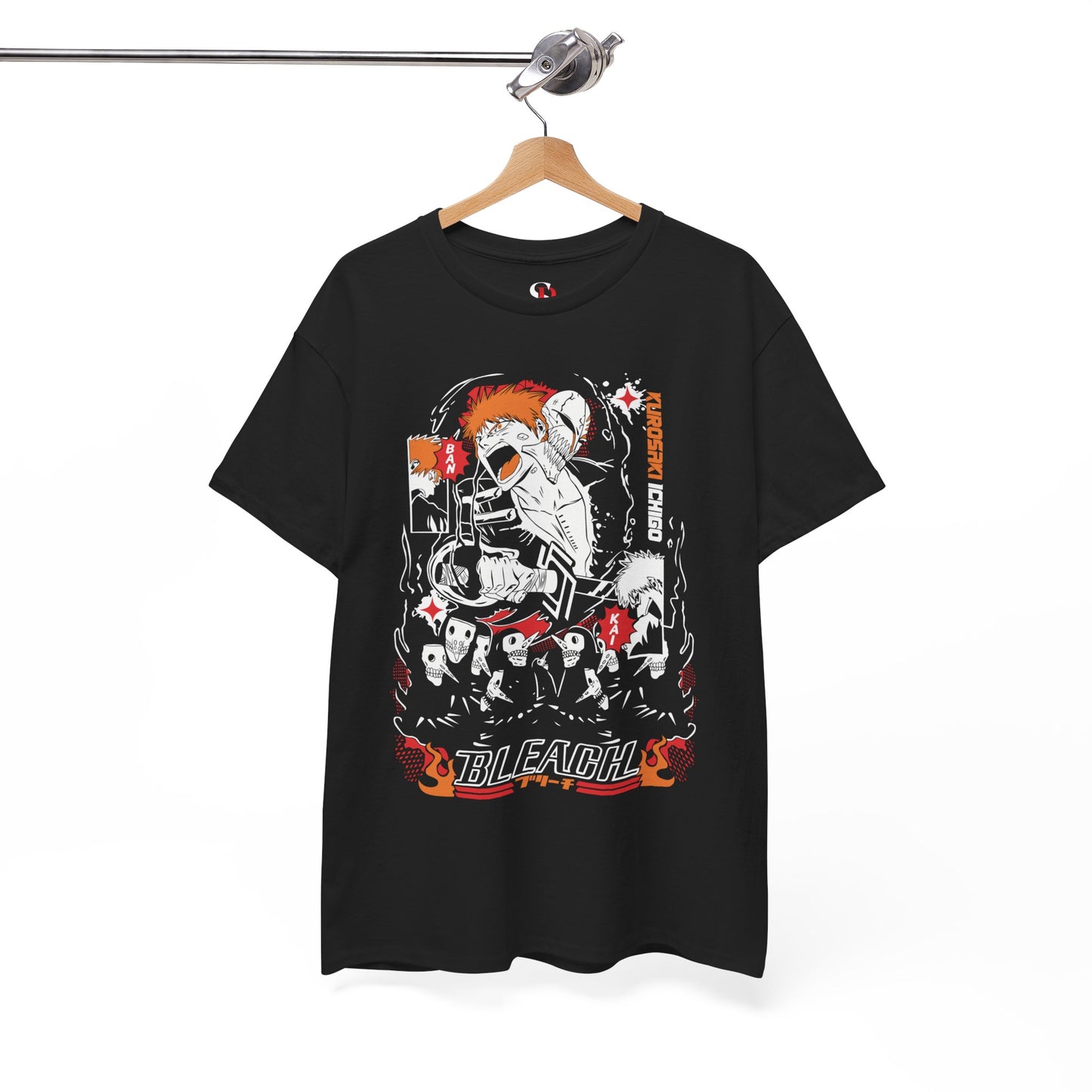 Hollow Ichigo Dark Reign Unisex Heavy Cotton T-Shirt | Bleach Anime Streetwear Tee