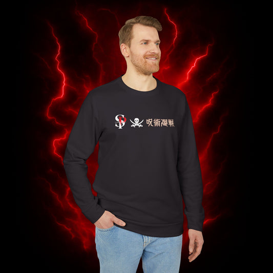 Death Painting Womb Womb Choso Adidas Unisex Fleece Crewneck Sweatshirt