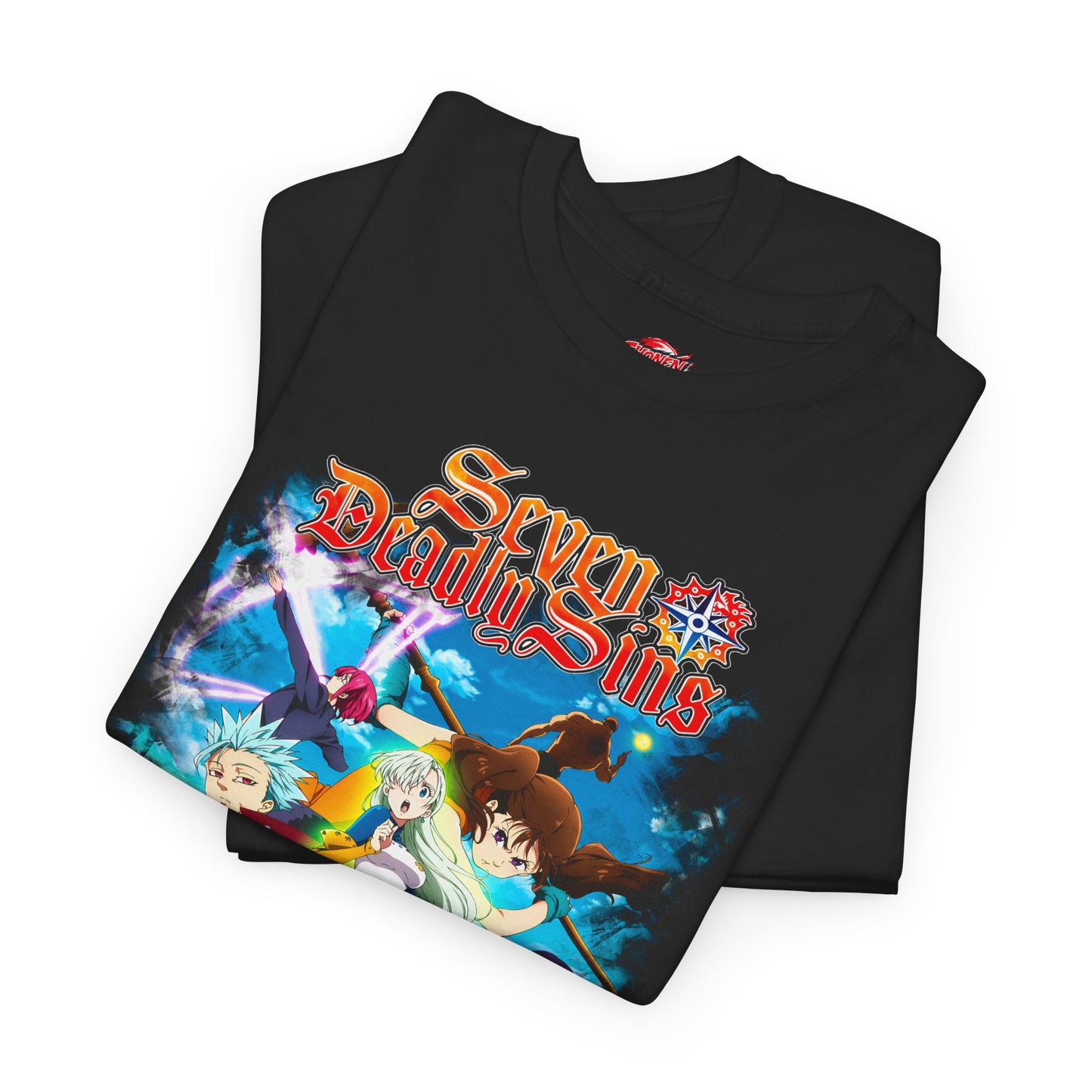 Sins Unleashed T-Shirt | Meliodas Ban Escanor Shirt | Anime Group Manga Tee | Otaku Unisex Tee | Anime Graphic Tee