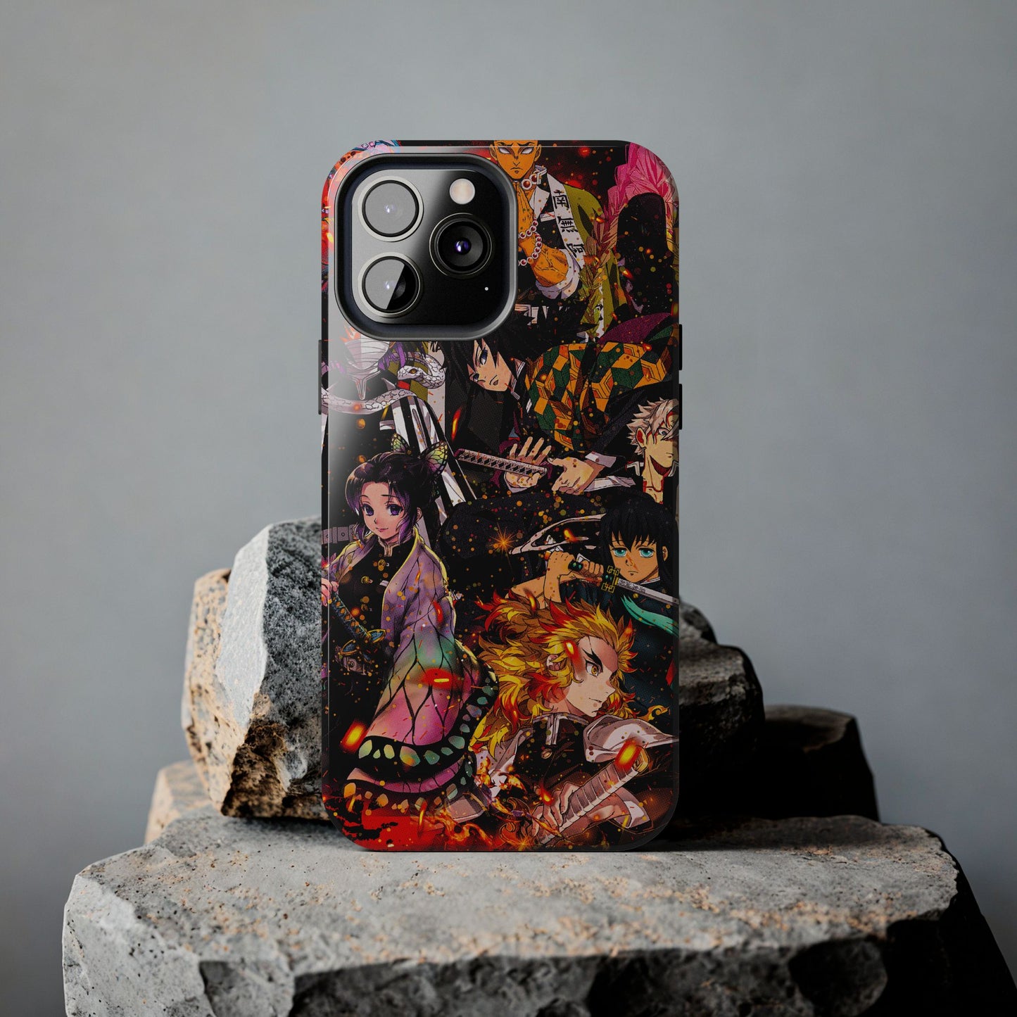 Hashira Collage Anime Phone Case | Anime-Inspired Protective Cover | Double Layer iPhone & Samsung Case