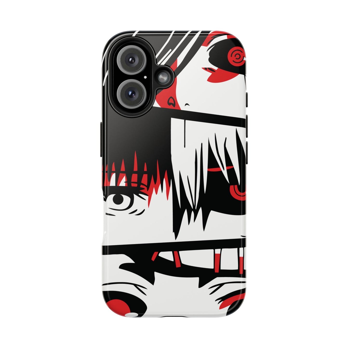 Crimson Gaze Double Layered Phone Case | Anime Protective Case | Kaneki Dark Otaku Phone Cover