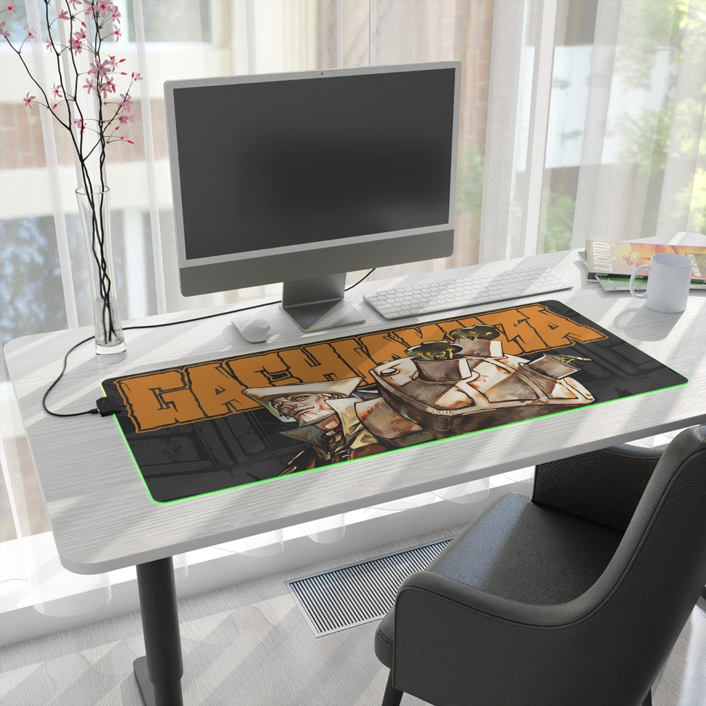 Bundus Begalkeit LED Gaming Mouse Pad | Anime-Inspired Desk Mat