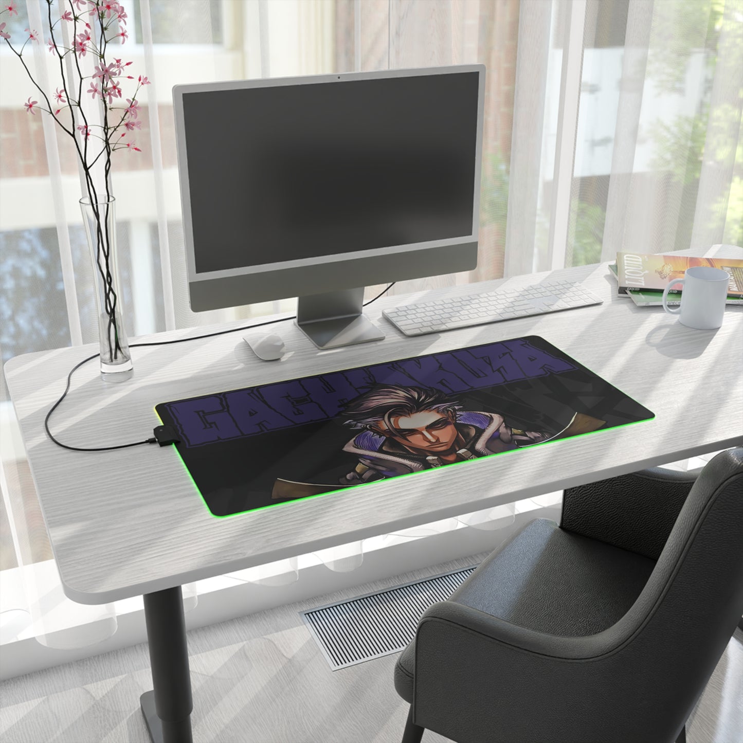 Zodyl Typhon II LED Gaming Mouse Pad | Anime-Inspired Desk Mat