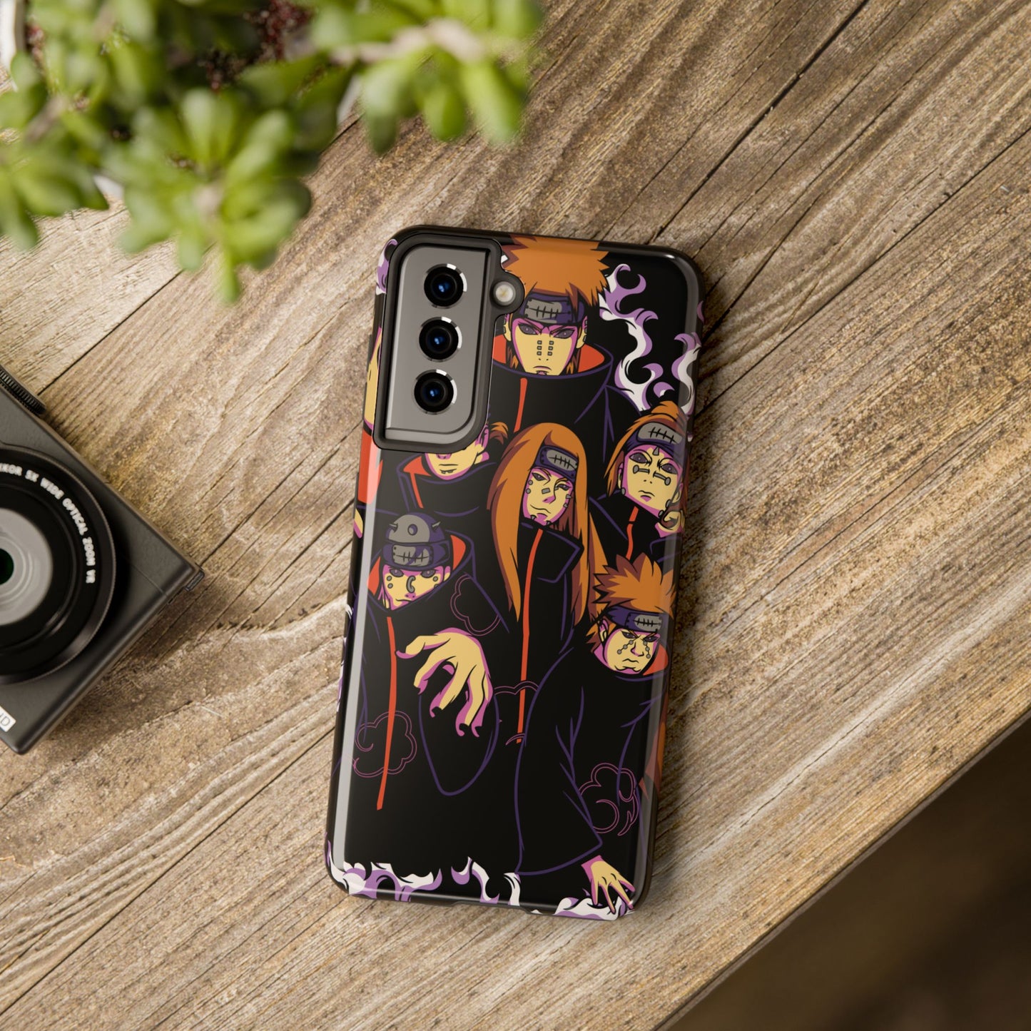 Akatsuki Six Paths of Pain Phone Case | Anime-Inspired Protective Case | Rinnegan Villain iPhone & Samsung Cover | Otaku Manga Case