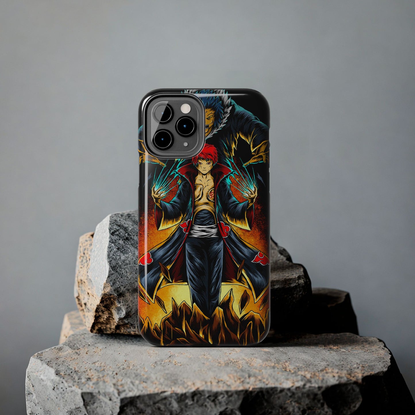 Puppet Master Sasori Phone Case | Akatsuki Anime-Inspired Protective Case | Red Sand Villain iPhone & Samsung Cover | Otaku Manga Case