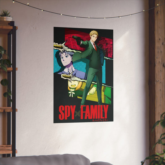 Loid Forger Matte Vertical Poster | Anime-Inspired Wall Art