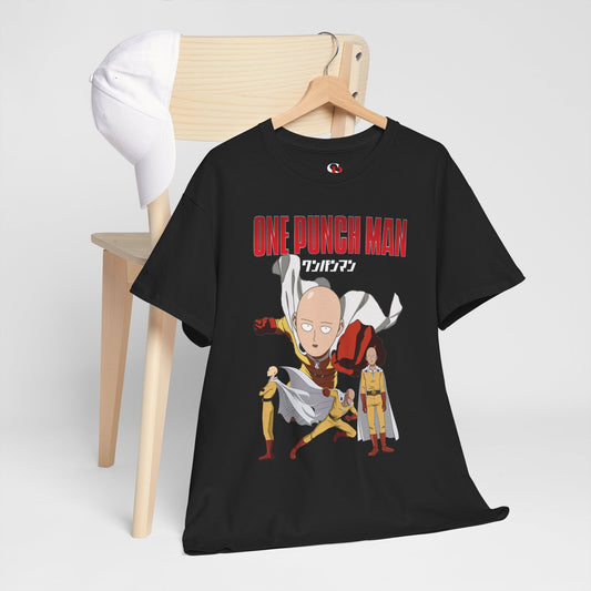 Saitama Unisex Heavy Cotton T-Shirt | One Punch Man Anime Graphic Tee