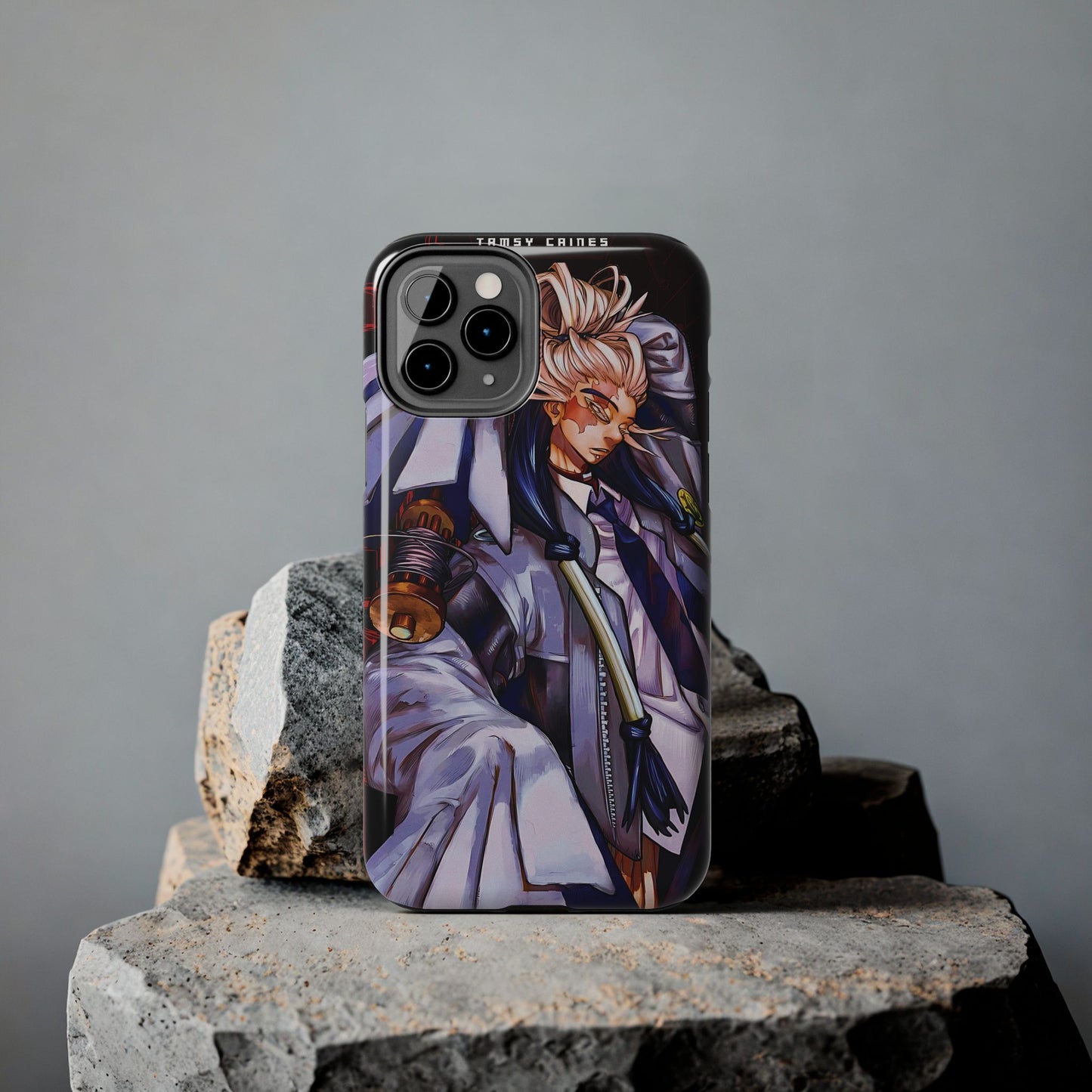 Tamsy Caines Double Layered Phone Case | Anime-Inspired Protective Case