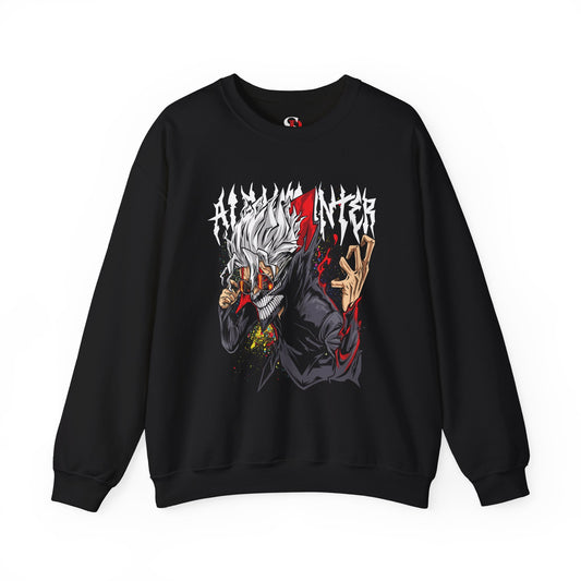 Okarun “Turbo Granny Mode II” Unisex Heavy Crewneck | Dandadan Streetwear Sweatshirt