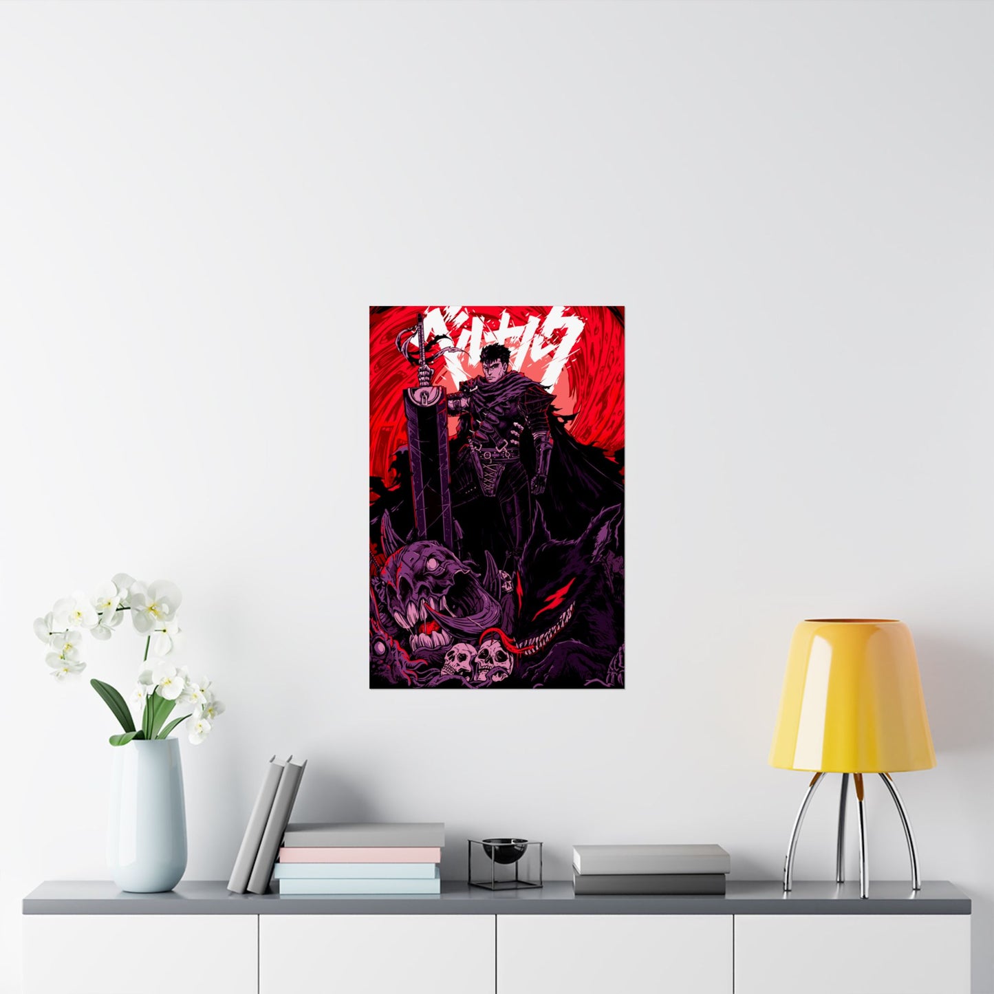 Guts Berserker’s Rage Matte Vertical Poster | Anime-Inspired Wall Art