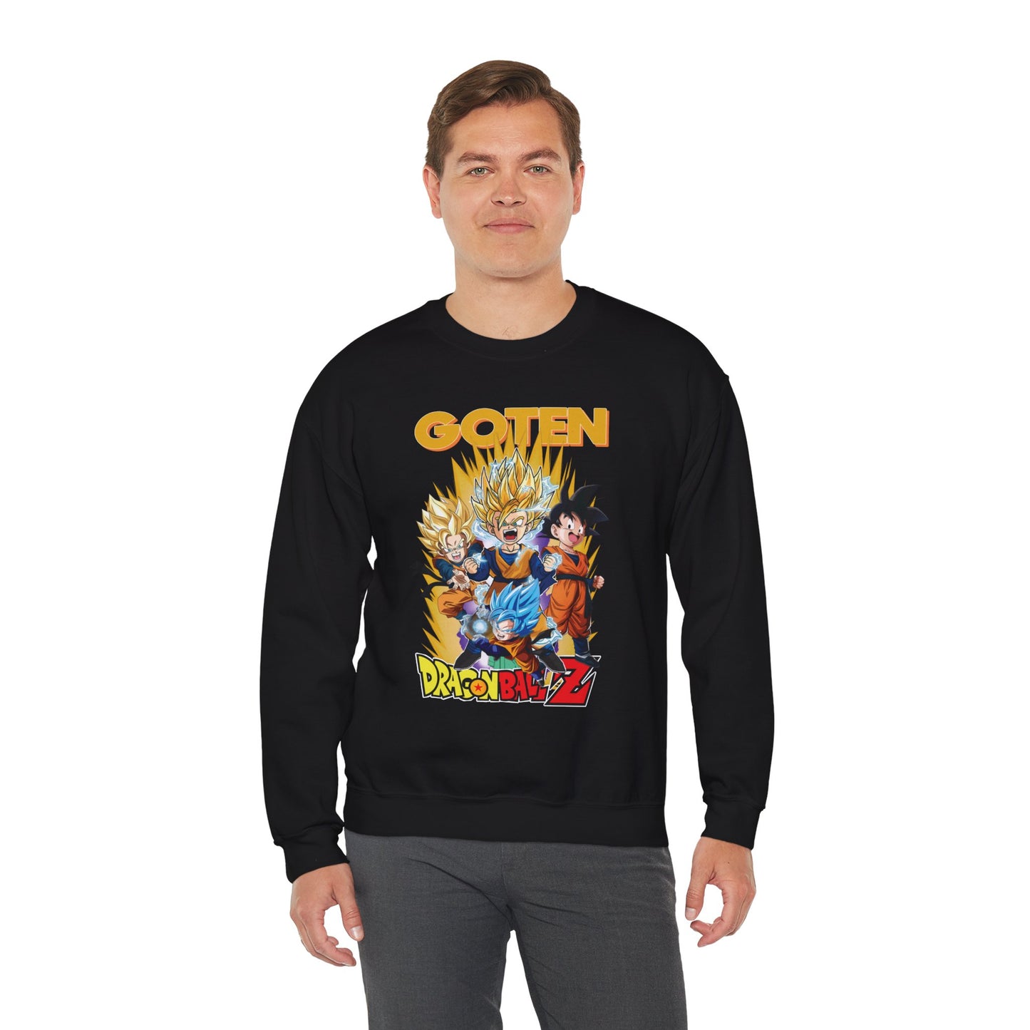 Goten “Next Gen Saiyan” Unisex Heavy Crewneck | Dragon Ball Z Streetwear Sweatshirt