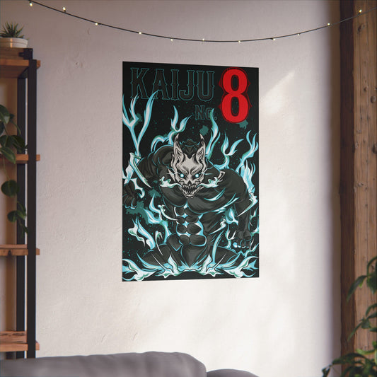 Kaiju No. 8 Infernal Surge Matte Vertical Poster
