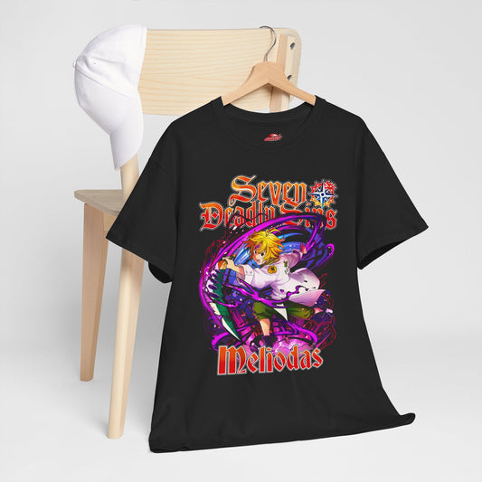 Dragon Sin Of Wrath Meliodas II T-Shirt | Anime-Inspired Graphic Streetwear Shirt | Meliodas Demon Form Manga Tee | Otaku Shonen Unisex