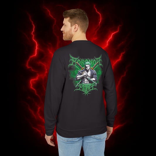 Blade King Zoro Adidas Unisex Fleece Crewneck Sweatshirt
