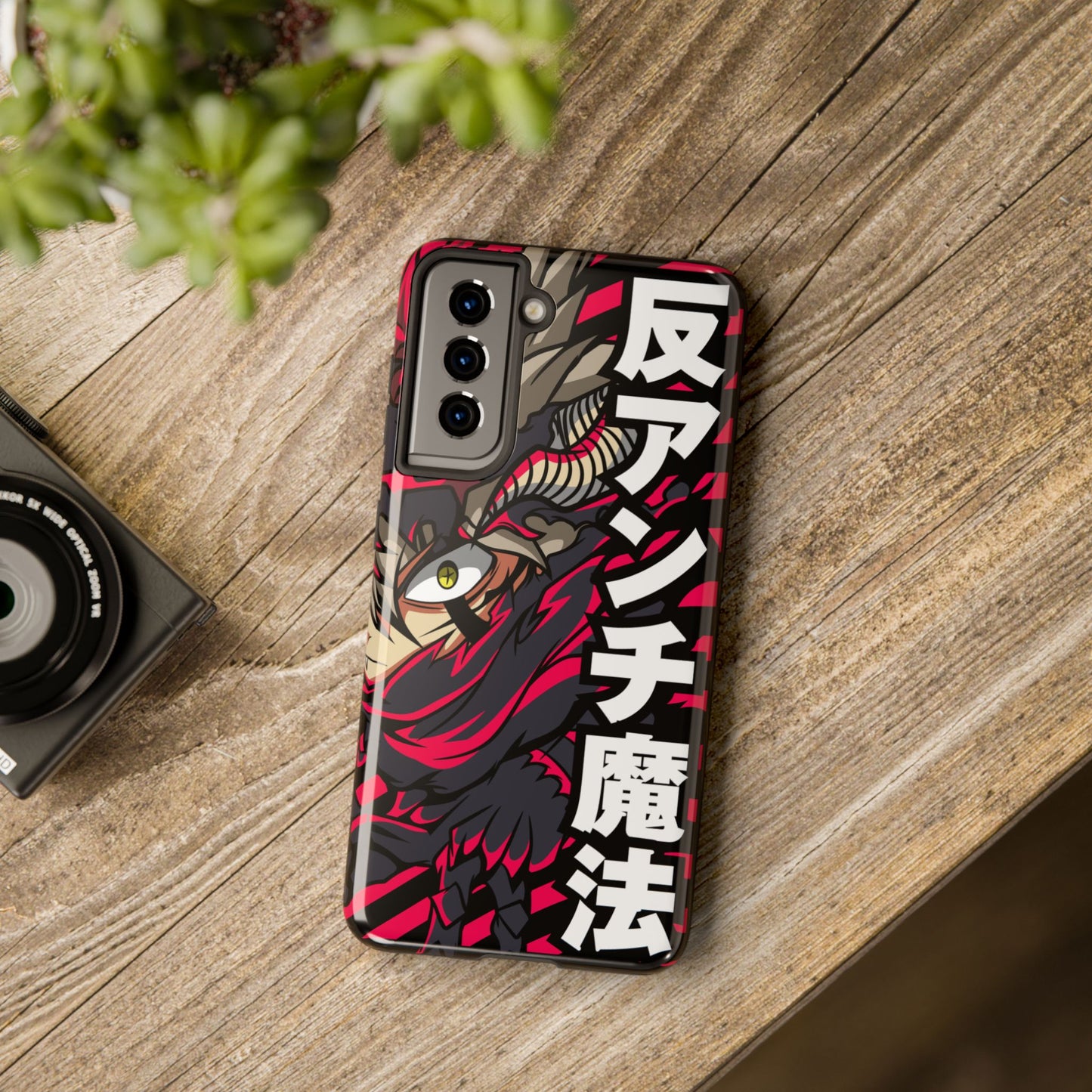 Asta Anti-Magic Double Layered Phone Case | Black Clover-Inspired Protective Anime Case for iPhone & Samsung