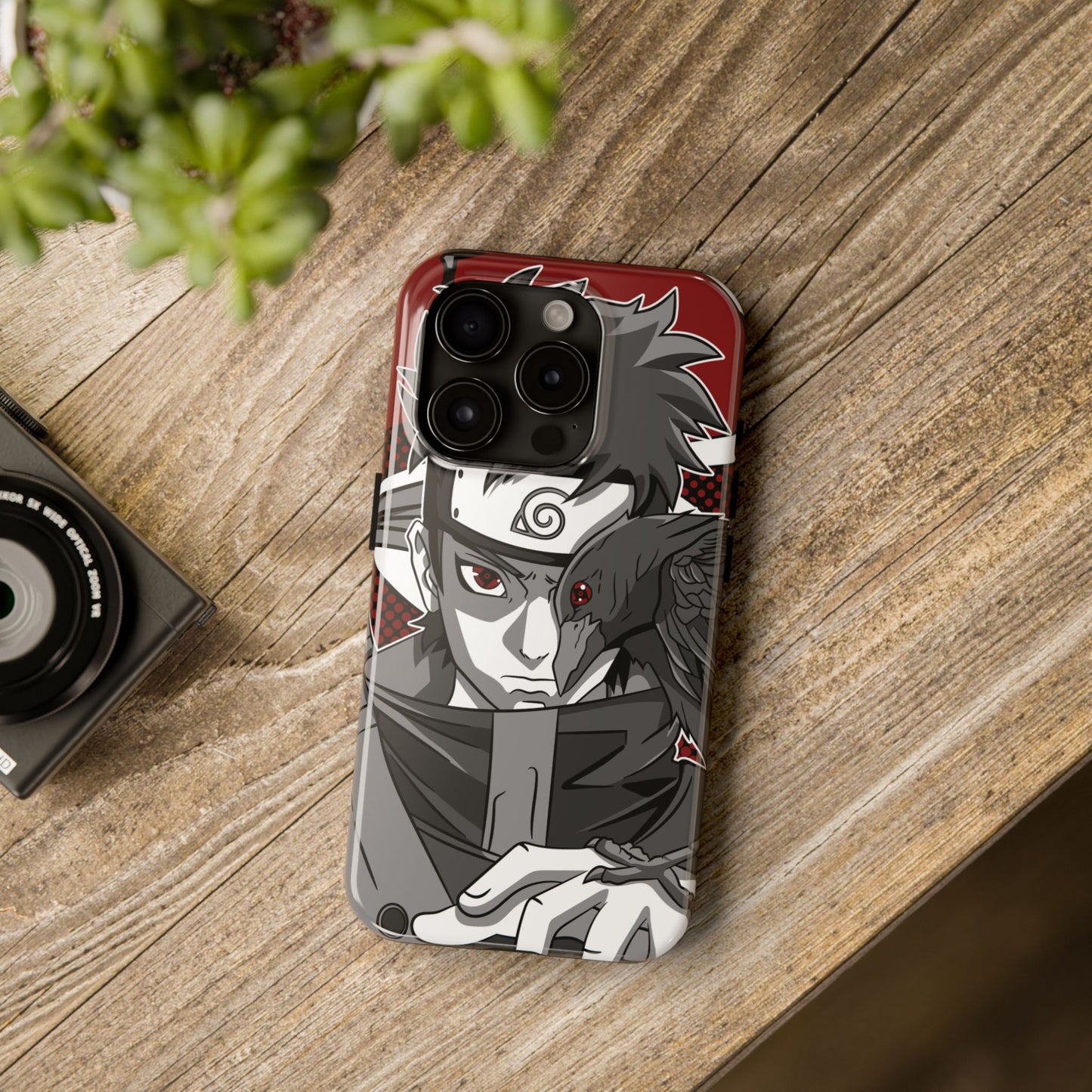 Shisui Uchiha Kotoamatsukami Phone Case | Anime-Inspired Protective Case | Mangekyo Sharingan iPhone & Samsung Cover | Otaku Manga Case
