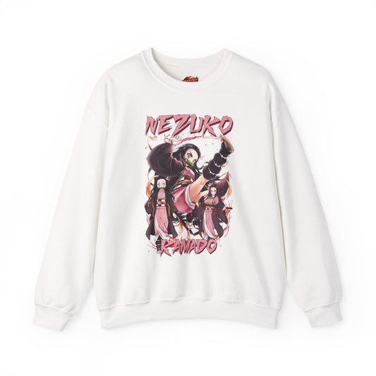Nezuko Kamado Anime Crewneck | Anime-Inspired Streetwear Sweatshirt | Unisex Manga Apparel