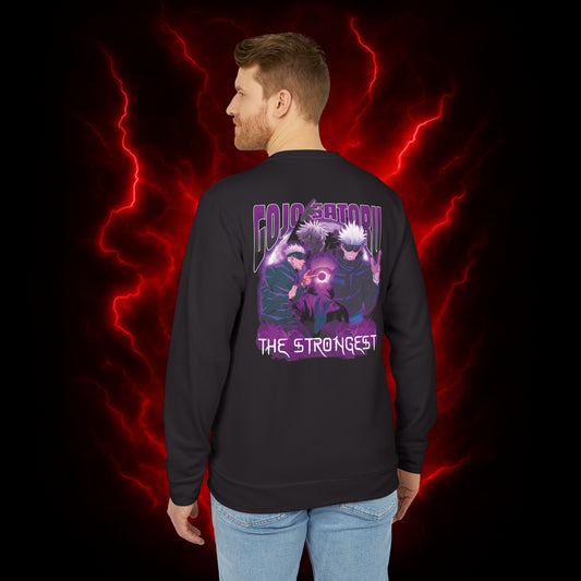 The Strongest Sorcerer Adidas Unisex Fleece Crewneck Sweatshirt