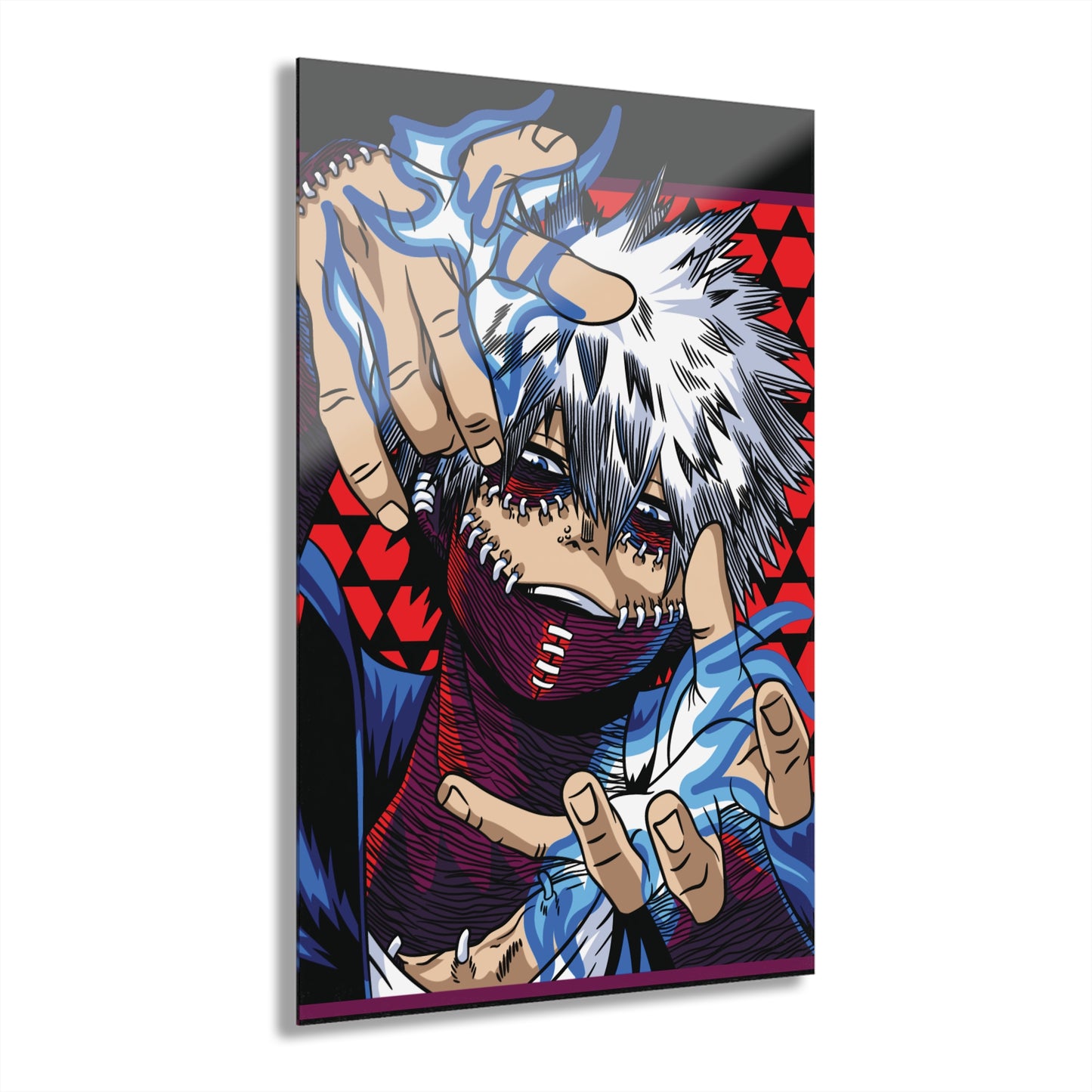 Dabi Blue Flames Acrylic Print