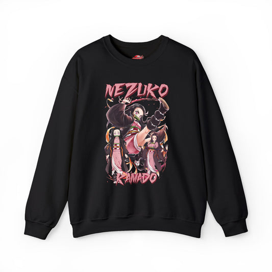 Nezuko Kamado Anime Crewneck | Anime-Inspired Streetwear Sweatshirt | Unisex Manga Apparel