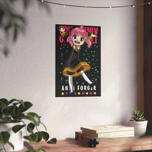 Anya Forger II Matte Vertical Poster | Anime-Inspired Wall Art