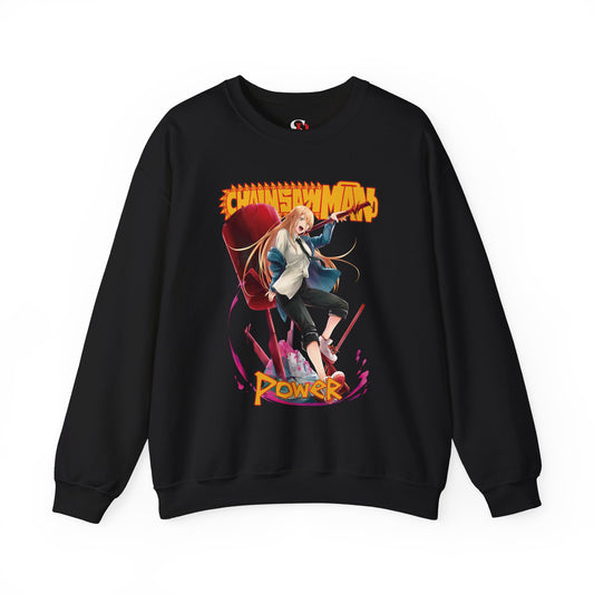 Blood Fiend Power Unisex Heavy Blend Crewneck Sweatshirt | Chainsaw Man Anime Streetwear