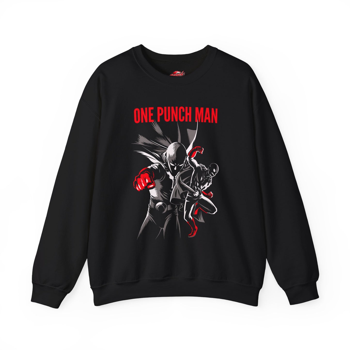 Saitama Serious Punch Anime Crewneck | Anime-Inspired Streetwear Sweatshirt | Unisex Heavy Blend