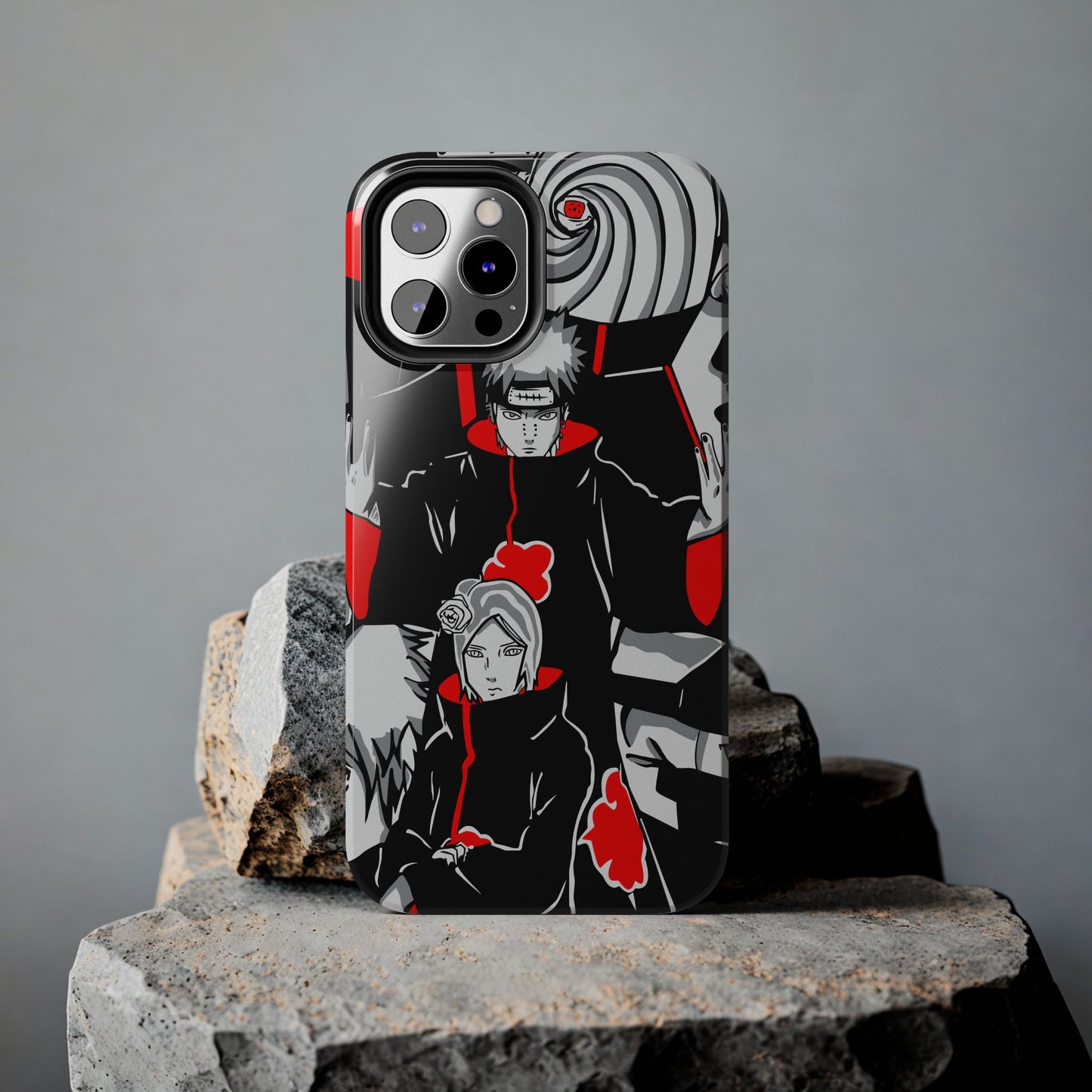 Akatsuki Phone Case | Anime-Inspired Protective Case | Double Layered iPhone & Samsung Cover | Otaku Manga Case