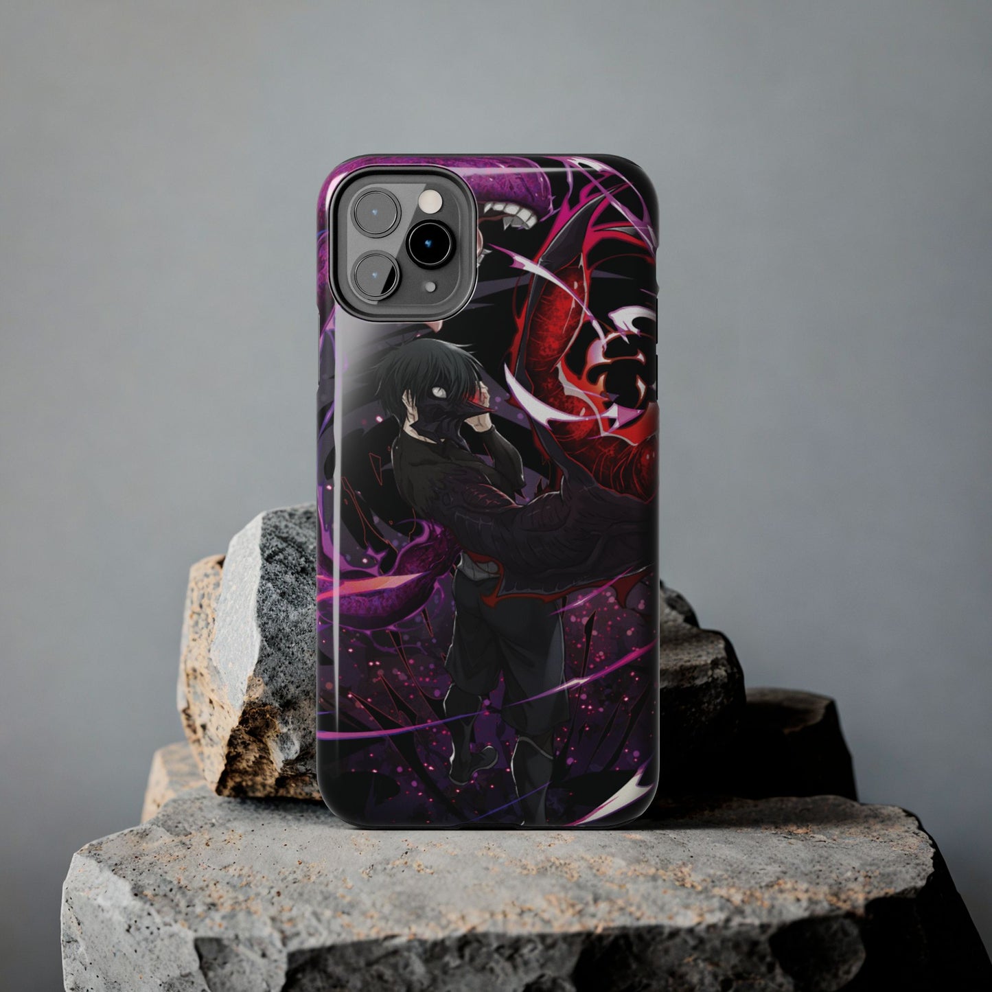 Ken Kaneki Chimera Kagune Double Layered Phone Case | Anime-Inspired Protective Case | Dark Otaku Phone Case for iPhone & Samsung