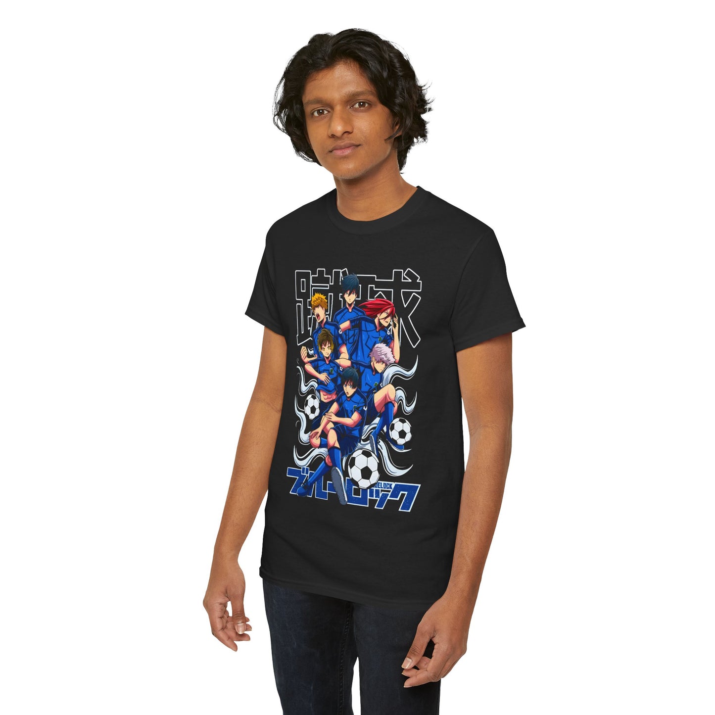 Blue Lock Team Z Unisex Heavy Cotton T-Shirt | Soccer Anime Streetwear Tee