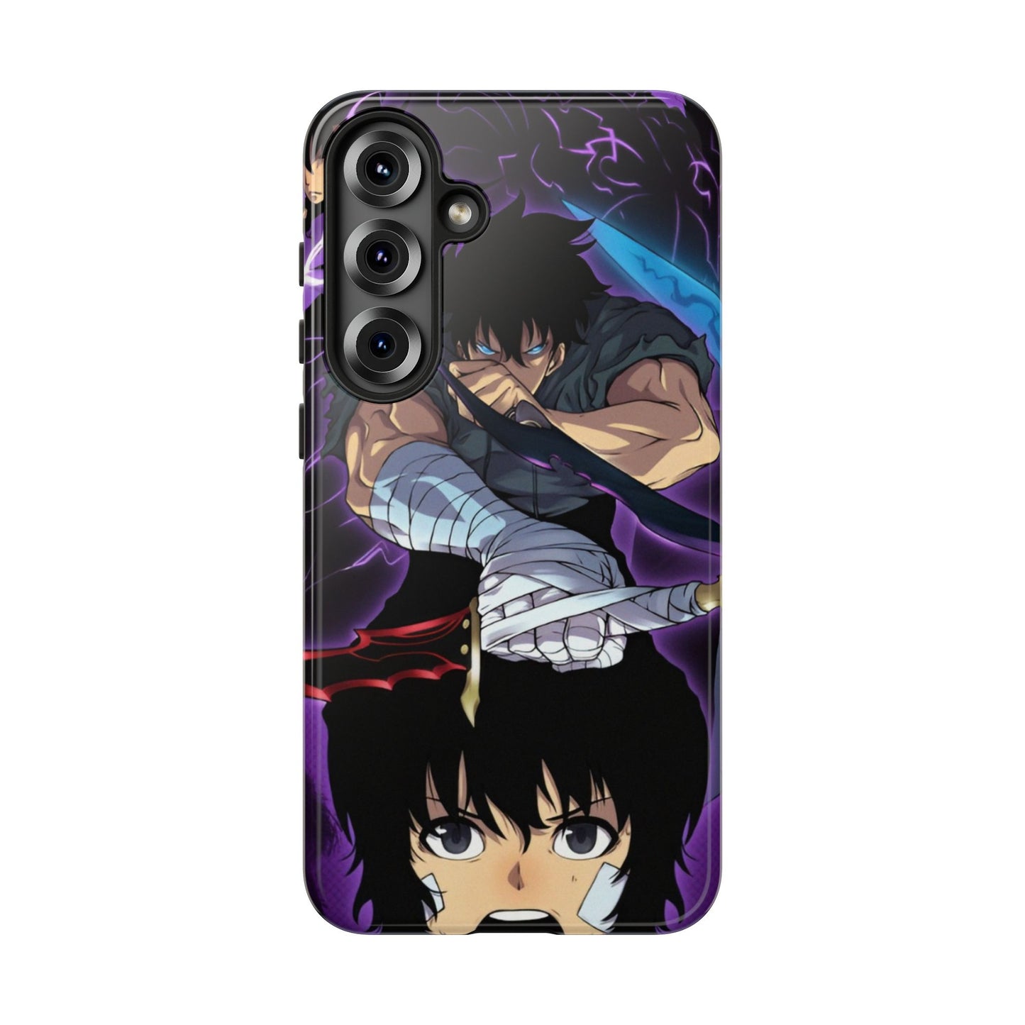 Sung Jin-Woo Shadow Awakening Double Layered Phone Case | Anime-Inspired Protective Case for iPhone & Samsung