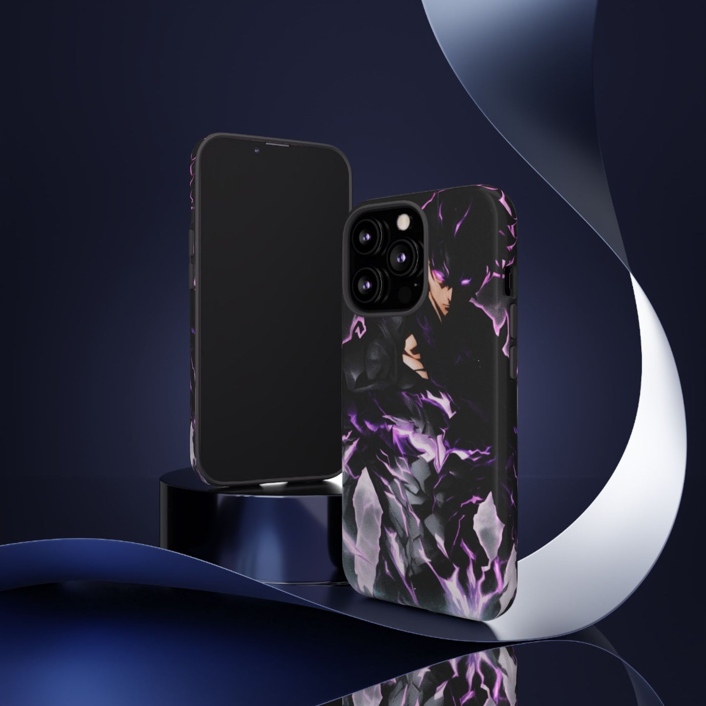 Sung Jin-Woo Shadow Monarch Awakening Double Layered Phone Case | Anime-Insired Protective Case for iPhone & Samsung