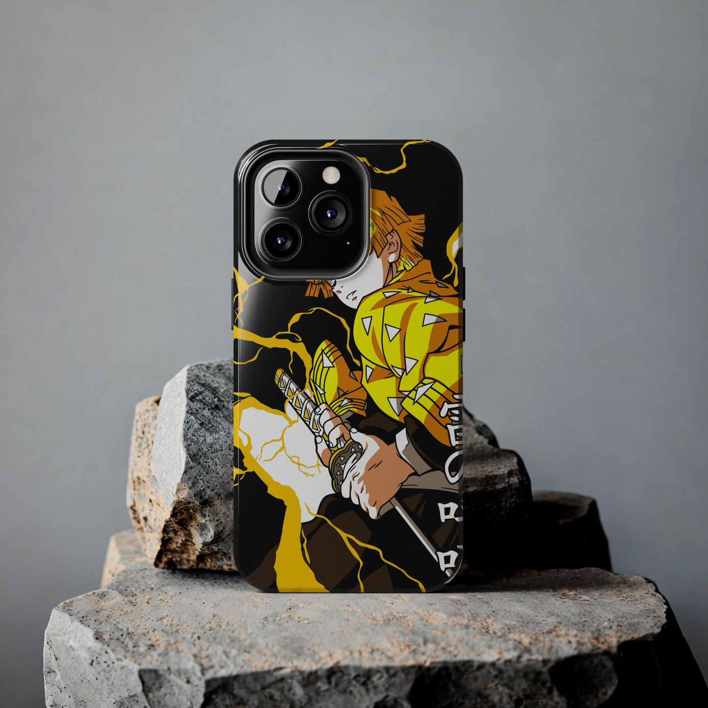 Sleeping Zenitsu Anime Phone Case | Anime-Inspired Protective Cover | Double Layer Otaku Case