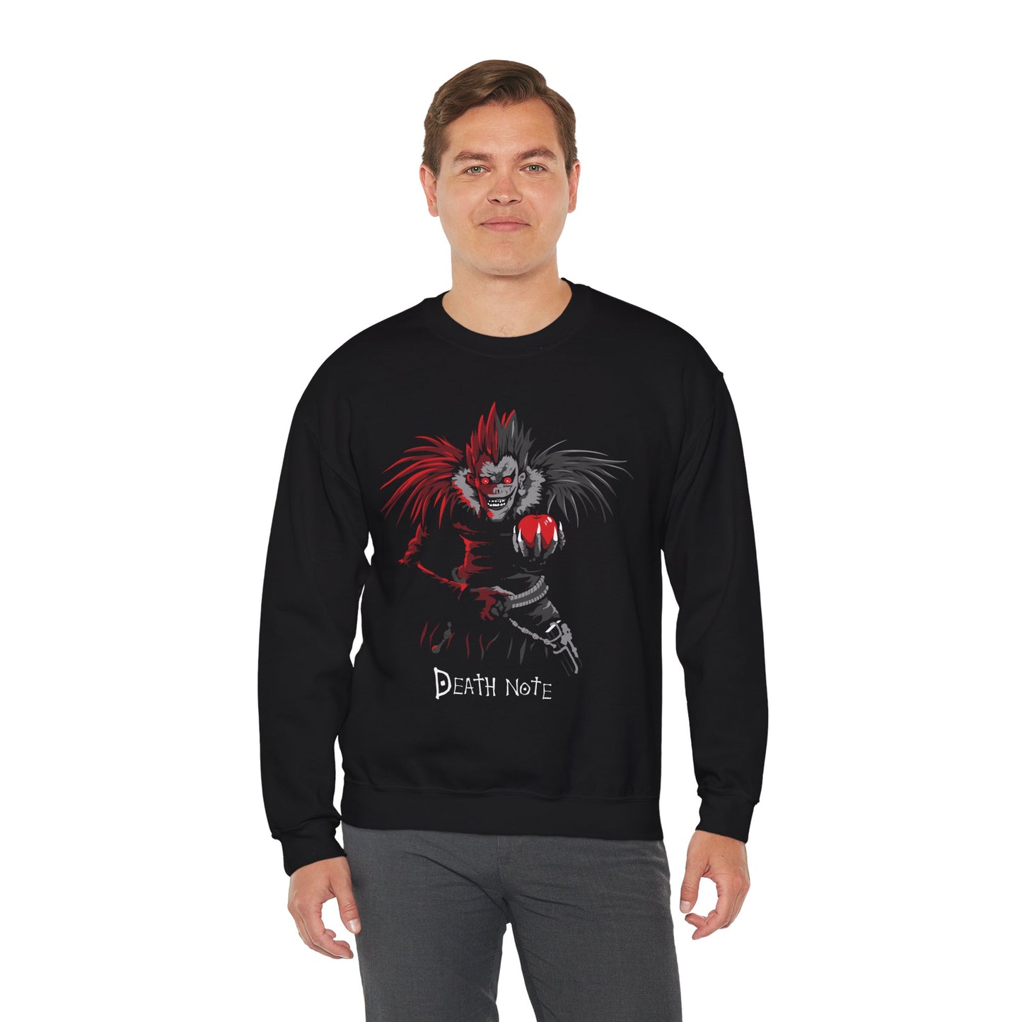 Ryuk Unisex Heavy Blend Crewneck Sweatshirt | Anime-Inspired Pullover