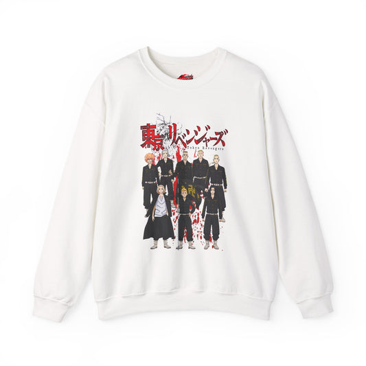 Toman Gang Elites Unisex Heavy Blend Crewneck Sweatshirt | Anime-Inspired Streetwear Graphic Sweater