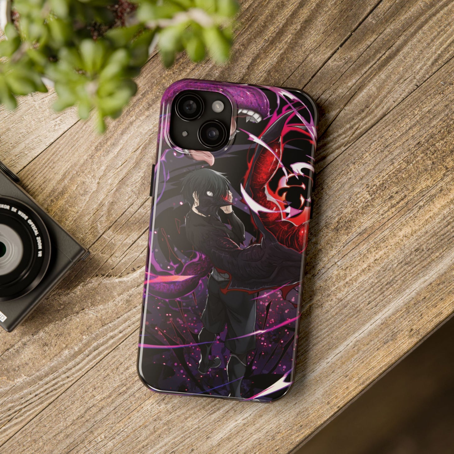 Ken Kaneki Chimera Kagune Double Layered Phone Case | Anime-Inspired Protective Case | Dark Otaku Phone Case for iPhone & Samsung