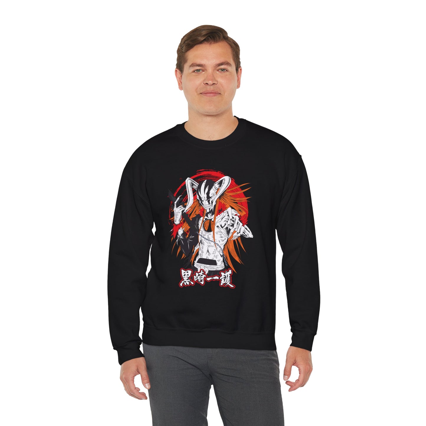 Ichigo Vasto Lorde Unisex Heavy Blend Crewneck Sweatshirt | Anime-Inspired Streetwear