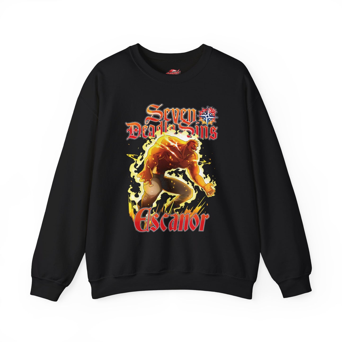 Lion Sin of Pride Escanor Unisex Heavy Blend Crewneck Sweatshirt | Anime-Inspired Graphic Sweater | Manga Pullover