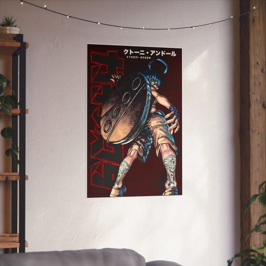 Cthoni Andor Matte Vertical Poster | Anime-Inspired Wall Art Manga Decor