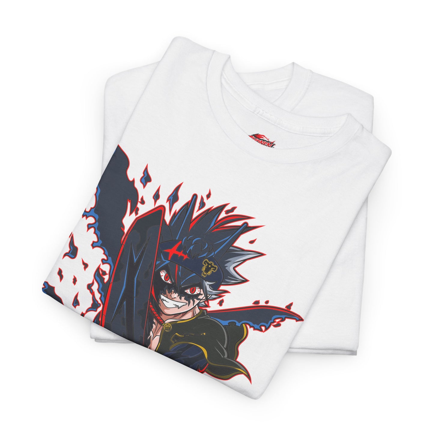Black Asta Unisex Heavy Cotton T-Shirt | Anime-Inspired Streetwear Tee