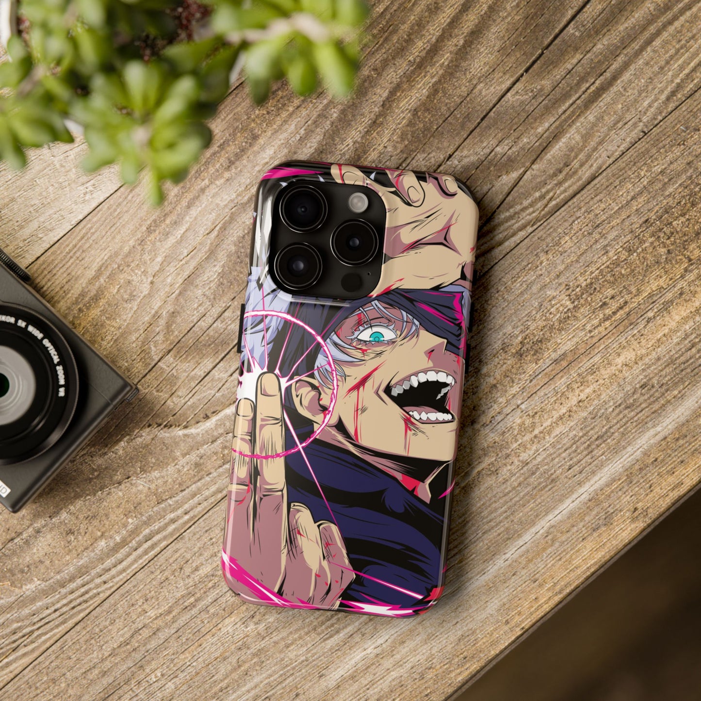 Satoru Gojo Phone Case | Reversal Red Anime-Inspired Protective Case | iPhone & Samsung Otaku Manga Cover