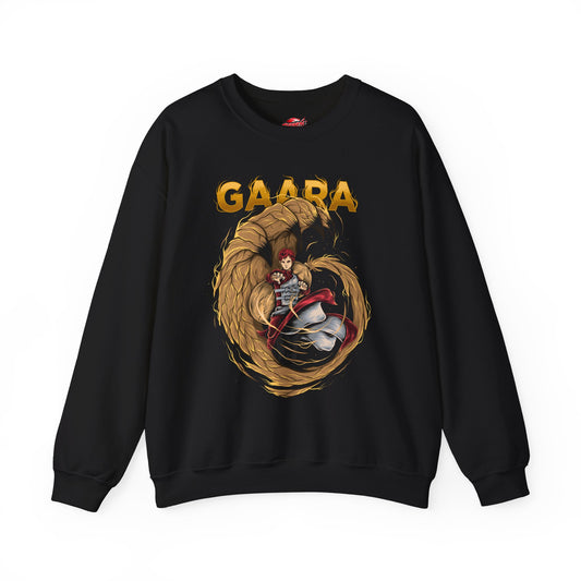 Gaara Sand Coffin Crewneck | Anime-Inspired Streetwear Graphic Sweatshirt | Kazekage Graphic Sweater | Otaku Manga Pullover