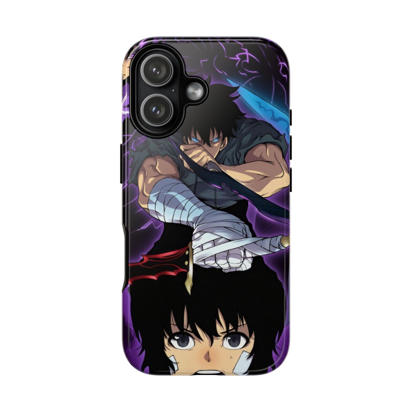 Sung Jin-Woo Shadow Awakening Double Layered Phone Case | Anime-Inspired Protective Case for iPhone & Samsung