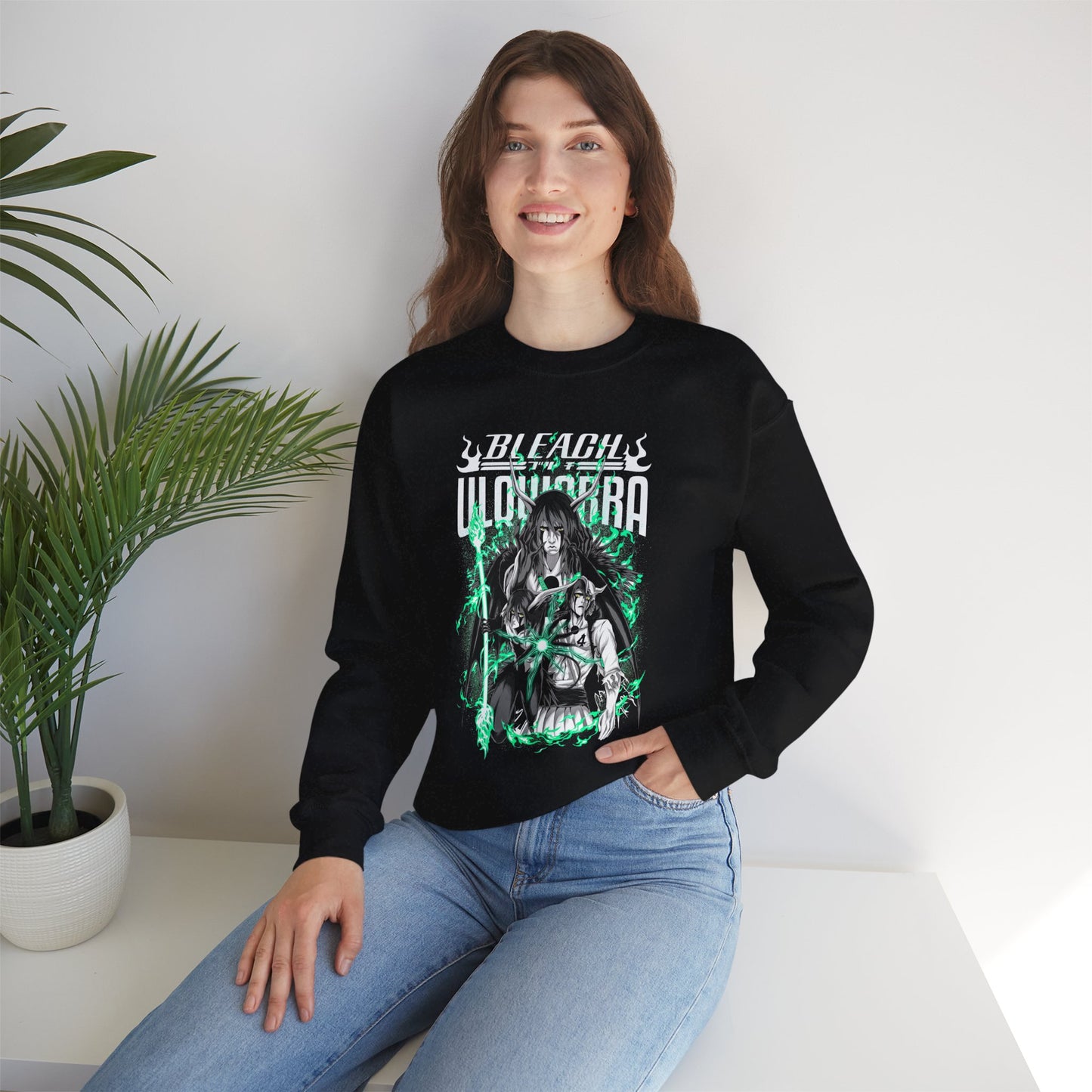 Ulquiorra Cifer Unisex Heavy Blend Crewneck Sweatshirt | Anime-Inspired Streetwear