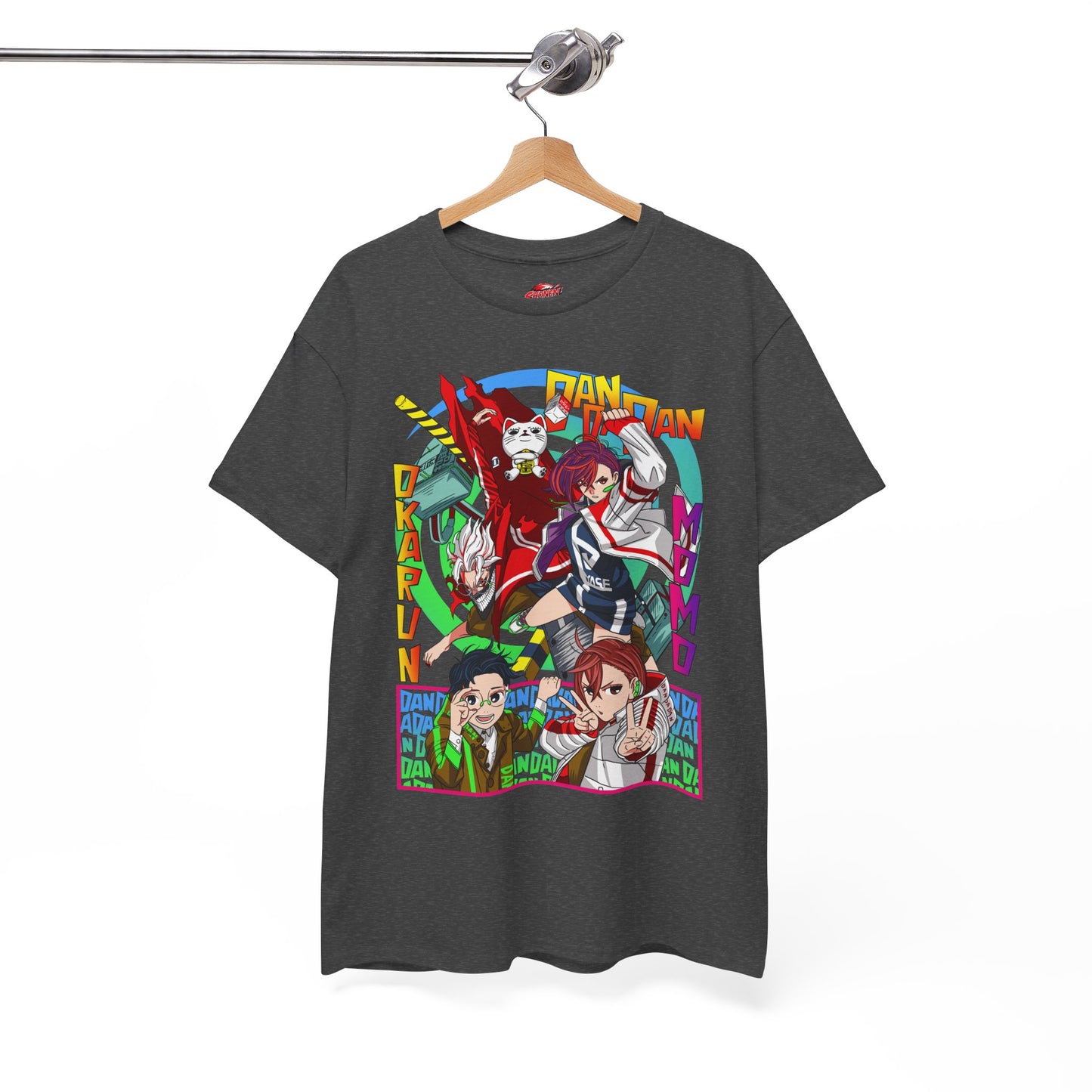 Okarun x Momo Unisex Heavy Cotton T-Shirt | Anime-Inspired Streetwear Tee