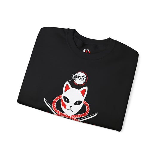 Kitsune Mask Sweatshirt | Demon Slayer Anime Streetwear