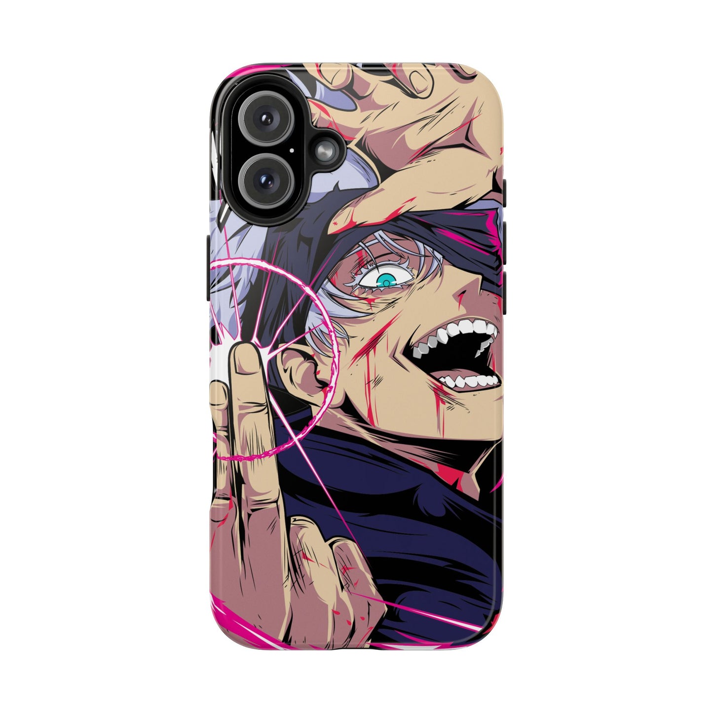 Satoru Gojo Phone Case | Reversal Red Anime-Inspired Protective Case | iPhone & Samsung Otaku Manga Cover